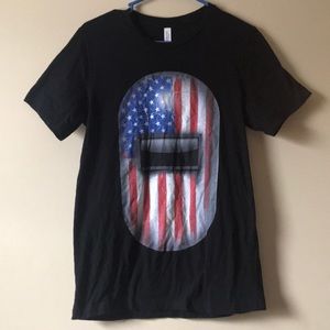 welding helmet tee